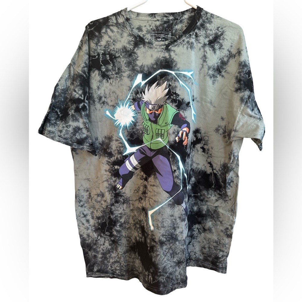 Rare Naruto Masashi Kishimoto Rare Y2K Tee Tie Dye 2XL